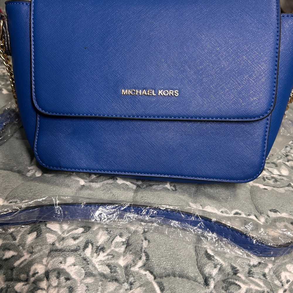 Michael Kors Vibrant Blue Crossbody Bag